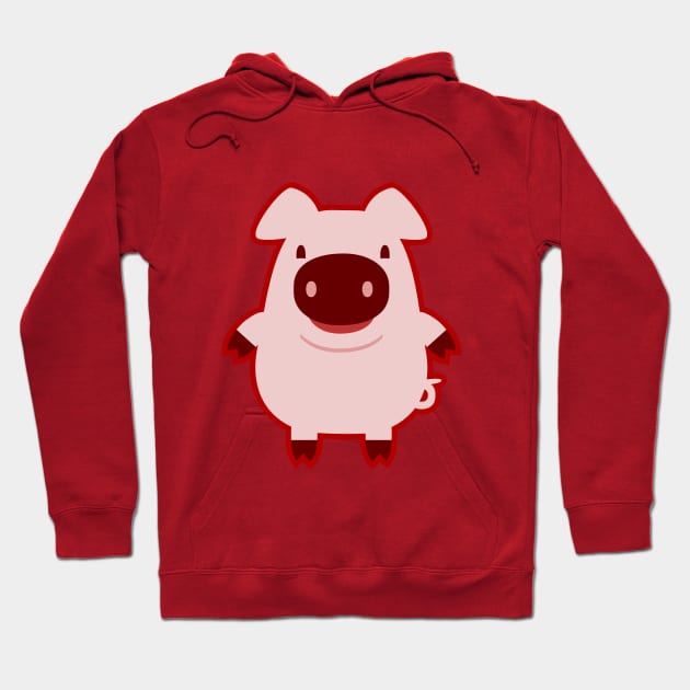 Pig Hoodie by LuisD